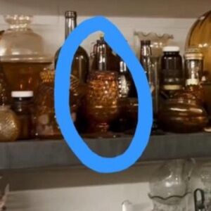 Amber Glass Vase - Elegant Home Accent